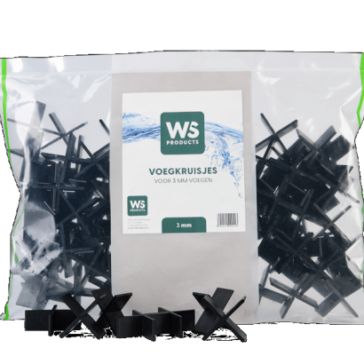 WS Voegkruisjes 3mm - zak van 100st