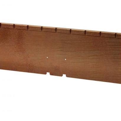 Kantopsluiting Single flex 300x10 cm - Corten