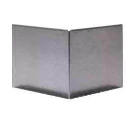 Kantopsluiting Single&Single Flex Uitwendige hoek 10cm - Verzinkt