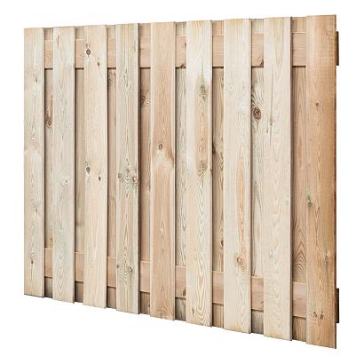Restpartij Scherm Recht 19-planks rvs geschroefd 130x180 cm