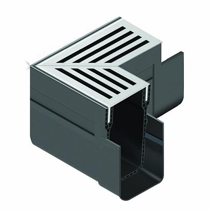 Aco Slimline Hoekstuk Naturel