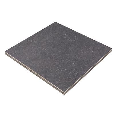 GeoCeramica 80x80x4 cm Impasto Negro
