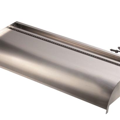 Nevada 90 LED waterval. rvs 33 cm diep met led-verlichting
