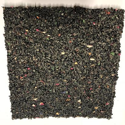 Tegeldrager rubbergranulaat voor bitumineuze ondergrond 150x150x10mm