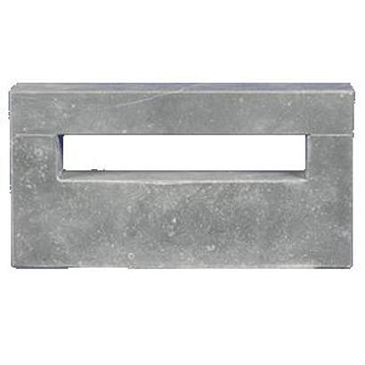Classic Blue Stone inbouw brievenbus medium 35x18x5 cm gewicht 8 kg