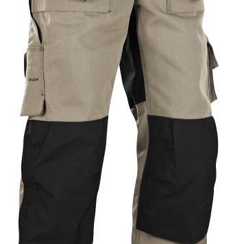 Restpartij Werkbroek Heavy Duty 158013802399C54 Khaki-Zwart mt. C54 (uit de collectie) OW2018