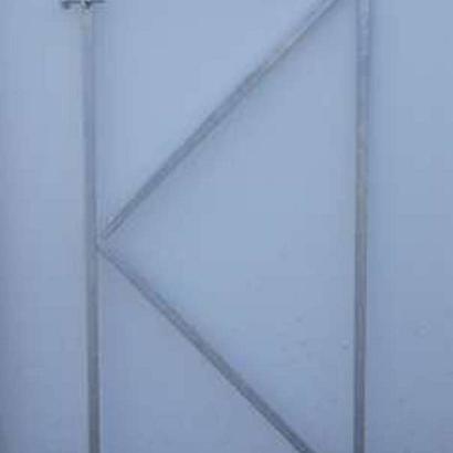 Poort Stalen Frame Verstelbaar 110x155 CM