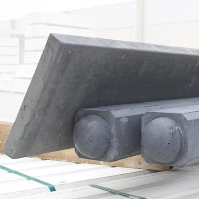 Betonplaat Dubbelzijdig Glad 184x26x3.4cm Antraciet