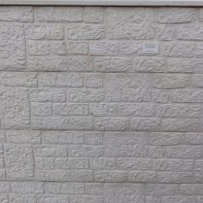 Betonplaat Dubbelzijdig Romanicomotief 184x36x4.8cm Grijs-Wit