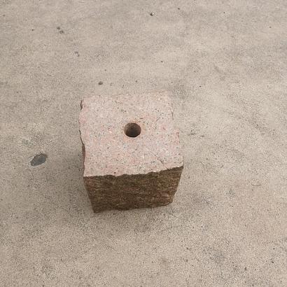 Restpartij Fontein Graniet Rood Kubus 20x20x20cm (Uitlopend) OW2019