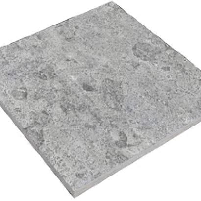 Spotted Blue Gevlamd-Geborsteld 100x100x3 cm