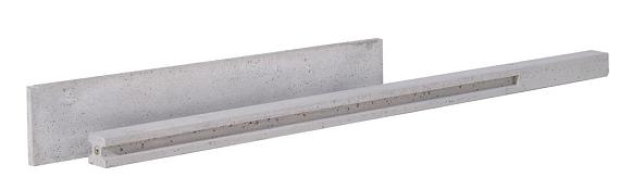 Betonpaal lichtgewicht met schroefbus eindpaal 11.5x11.5x314cm Grijs-Wit