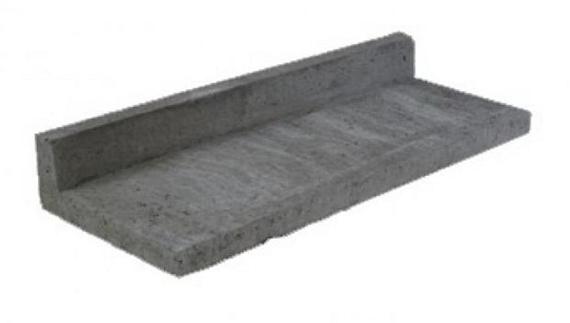Schellevis Traptreden 100x40x15 cm (L-model) antraciet