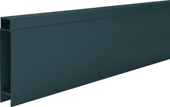 Alu Tand- en Groefprofiel Antraciet Ral 7016 lengte 180cm - 1206-180