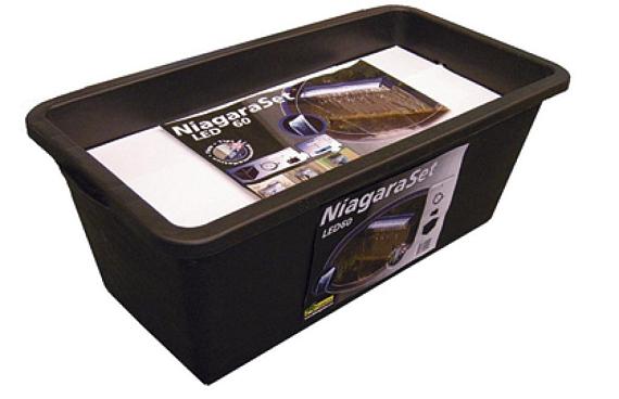 Restpartij Waterval Niagara-30  LED RVS inbouw 30 cm set compleet (uitlopend) OW2018