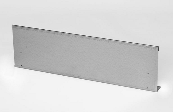 Kantopsluiting Single (flg) 300x16,5 cm Verzinkt