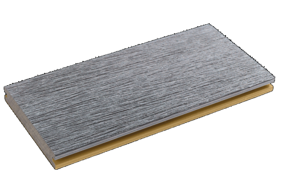 WPC terrasplank Vintage Lunar Grey - Cedar 23x138x3000mm Massief 2857-300