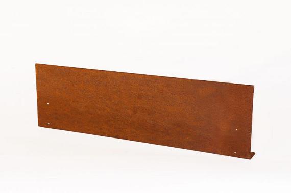 Kantopsluiting Single (flg) 300x16,5 cm Corten