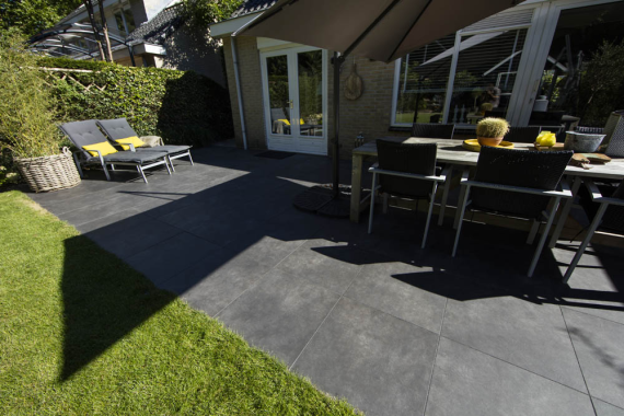 GeoCeramica 60x60x4 cm Cendre Feu