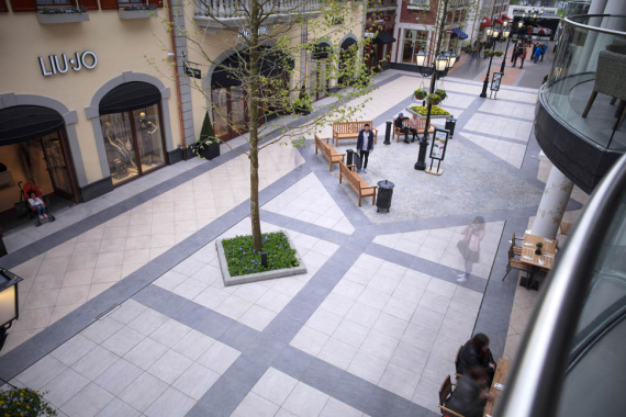 GeoCeramica 60x60x4 cm Fiordi Grigio