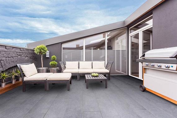 GeoCeramica Entree 40x80x4 cm Impasto Grigio