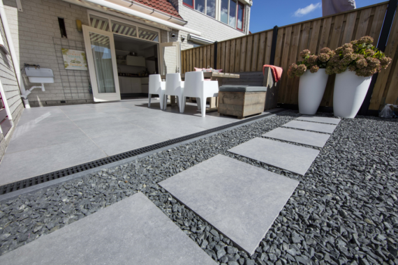 GeoCeramica 60x60x4 cm Impasto Grigio