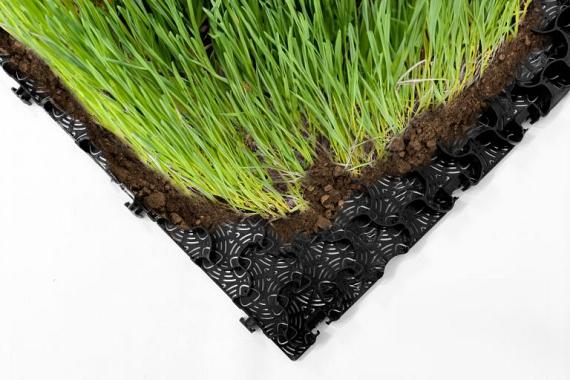 Multidal Black grind-grasplaat 113.2x78.3x3 cm (1 plaat = 0.89 m<sup>2</sup>)