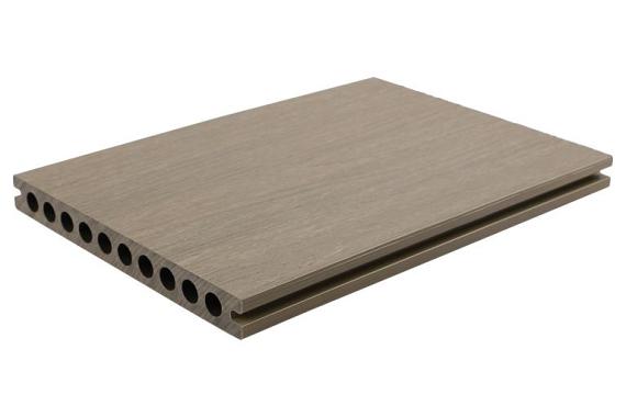 Fun-Deck WPC Ultrashield 23x210x4000mm Light Grey  holle kamers 2322-400