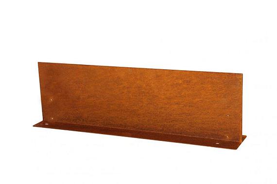 Kantopsluiting Double (flg) 16,5 cm Corten
