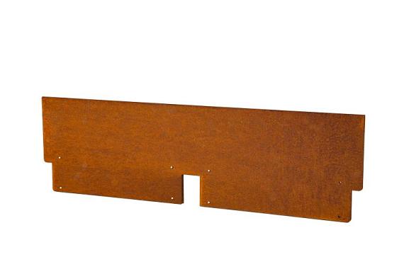 Kantopsluiting Double 300x10 cm Corten