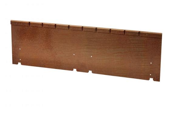 Kantopsluiting Single flex 300x16,5 cm - Corten
