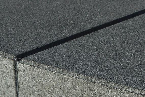 Muurafdekplaat Basic 100x25x5 cm Antraciet