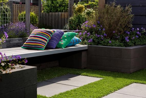 Stapelblok Linia-Patio TV 60x12x12 cm strak antraciet