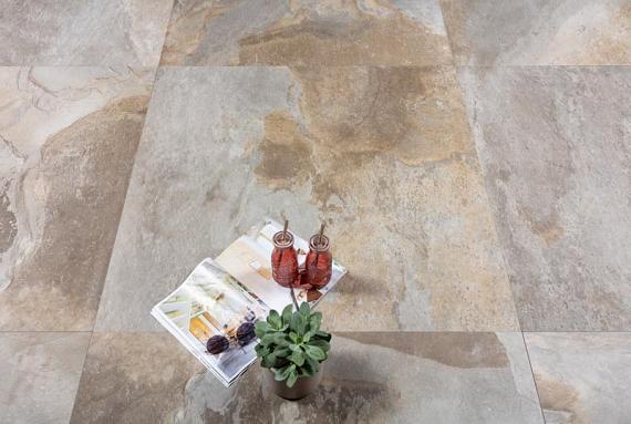 GeoCeramica 100x100x4 cm MultiColor Stone Mix Natural