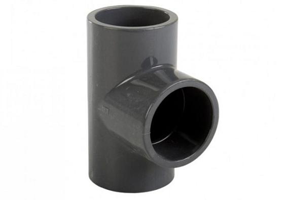 PVC 075 T stuk 90° 3xL-75mm
