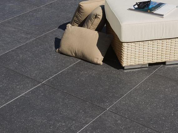 GeoCeramica Entree 60x60x4 cm BB-stone Black
