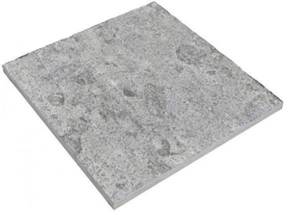 Spotted Blue Gevlamd-Geborsteld 100x100x3 cm