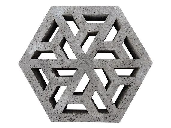 Schellevis Eco tegel 37.5x37.5x7 cm Antraciet