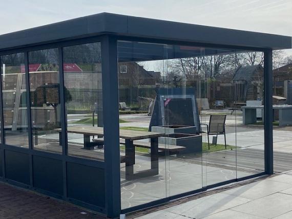 Showroommodel Flatroof Veranda 500x350cm Ral 7016 - Zelf demonteren