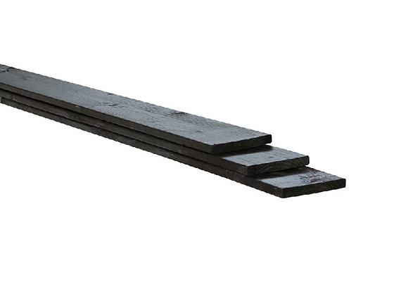 Rustiek Zwart. Plank geschaafd zwart 1.8x14.5x180cm