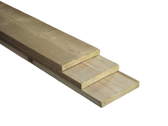 Plank Bezaagd Naaldhout 3x20x500cm