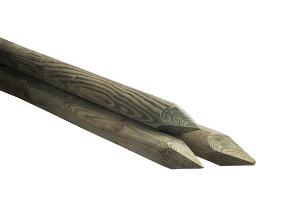 Palissadepaal grenen 040x06 cm