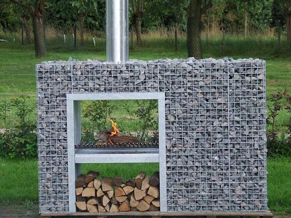 Gardeco Doorkijkhaard 130x200x48 cm (exclusief vulling)