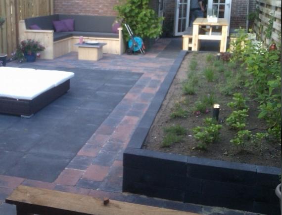 Stapelblok Linia-Patio TV 60x12x12 cm strak antraciet