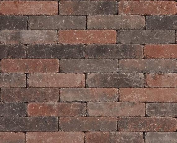 Tambour Dikformaat 7x21x7cm Rood-Zwart