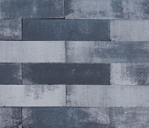 Stapelblok Grijs-Zwart 60x15x15 cm