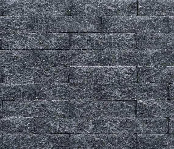 Wallblock Split 12x12x30cm Antraciet