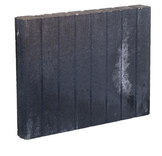 Blokjesband Palissadeband Recht 6x40x50cm Antraciet