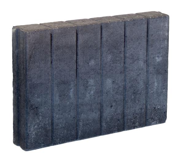 Blokjesband Palissadeband Recht 8x35x50cm Antraciet