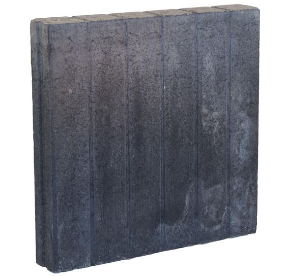 Blokjesband Palissadeband Recht 8x50x50cm Antraciet